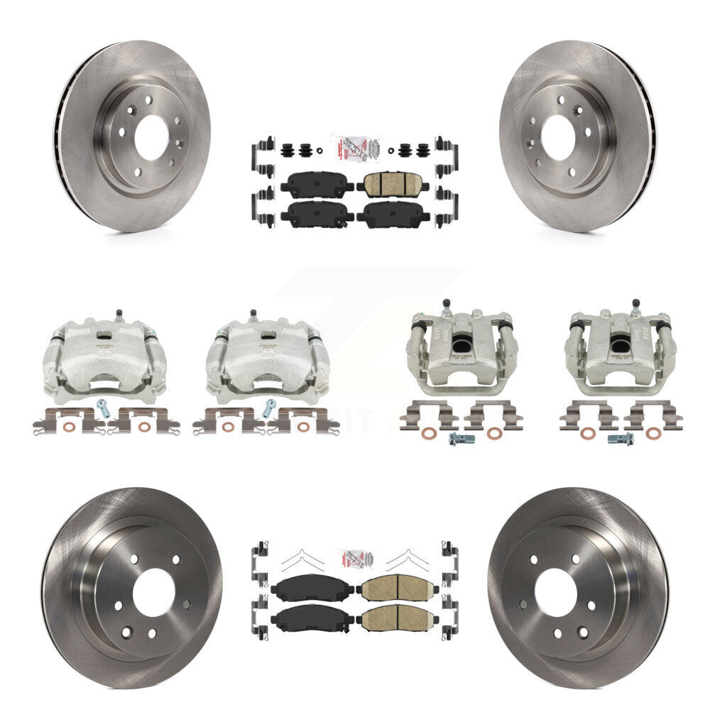 Transit Auto KC8-102332N Disc Brake Kit for 2015 Nissan LEAF - Front and Rear product image