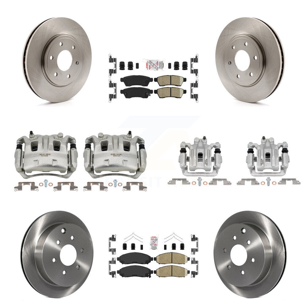 Transit Auto KC8-102350N Disc Brake Kit for 2005-2019 Suzuki Equator, Nissan Frontier - Front and Rear product image