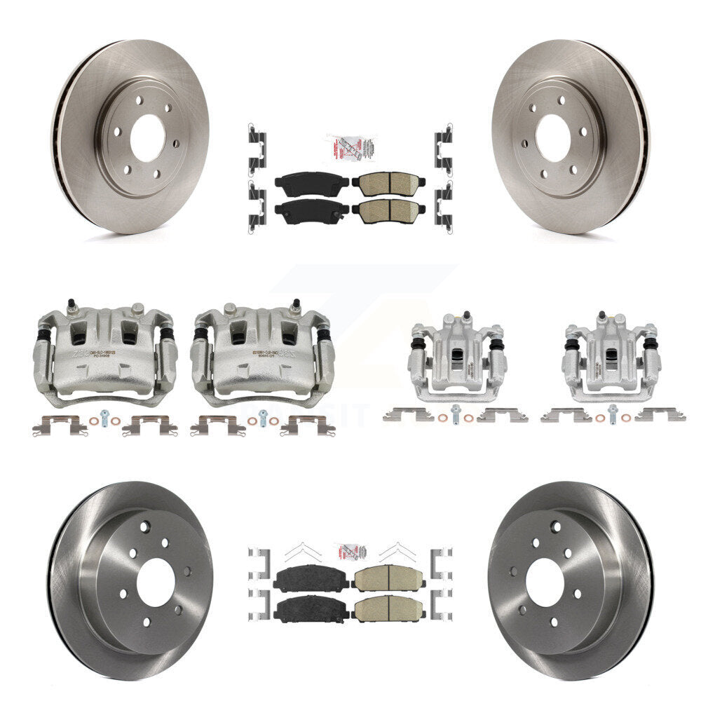 Transit Auto KC8-102351N Disc Brake Kit for 2011-2012 Suzuki Equator - Front and Rear product image