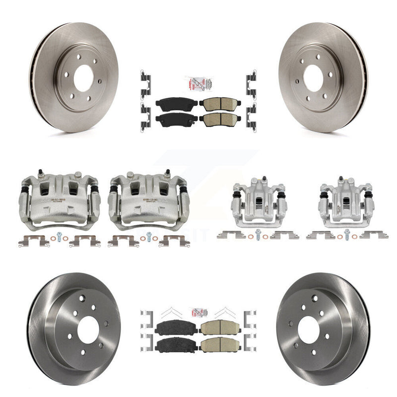 Transit Auto KC8-102351N Disc Brake Kit for 2011-2012 Suzuki Equator - Front and Rear product image