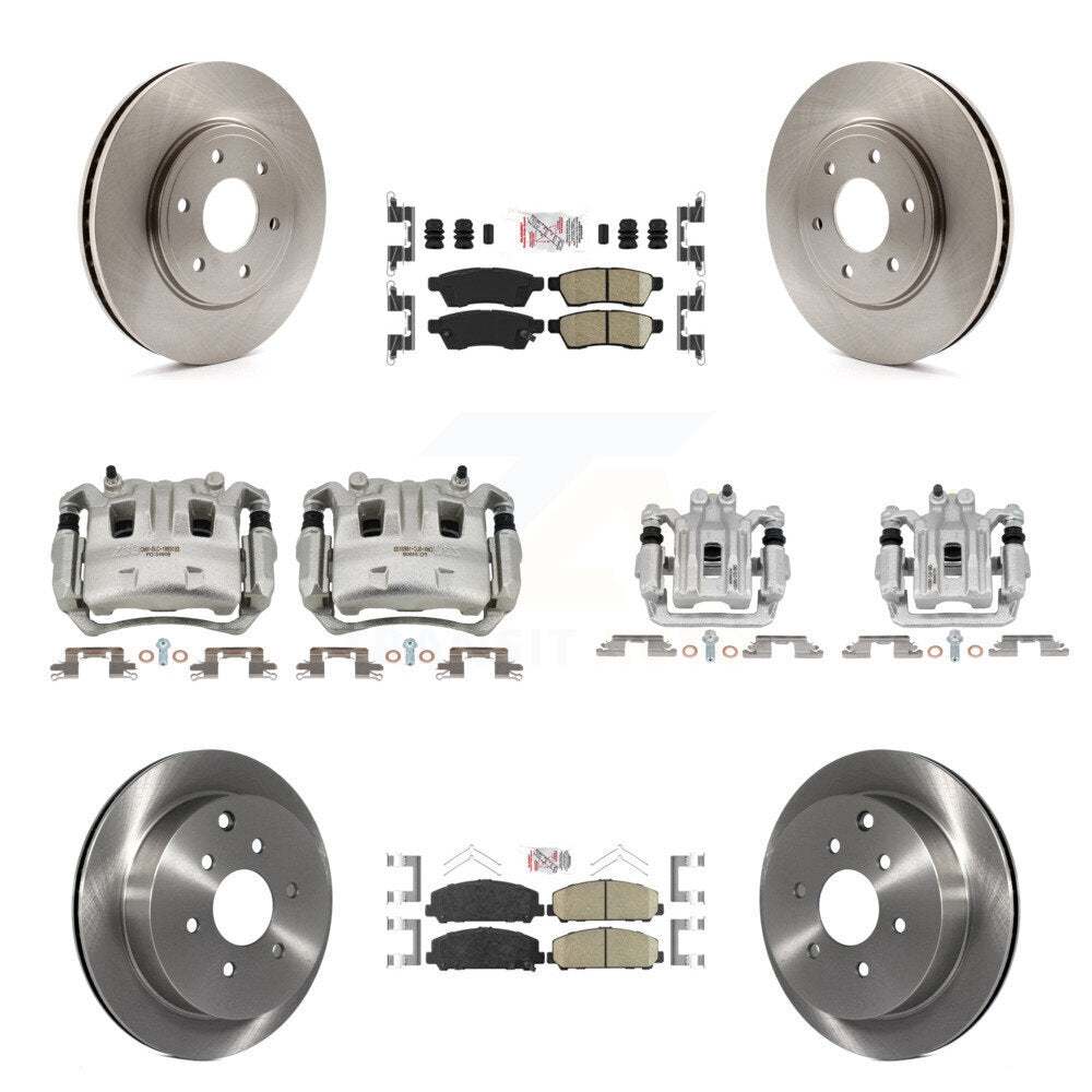Transit Auto KC8-102353N Disc Brake Kit for 2011-2012 Suzuki Equator - Front and Rear product image