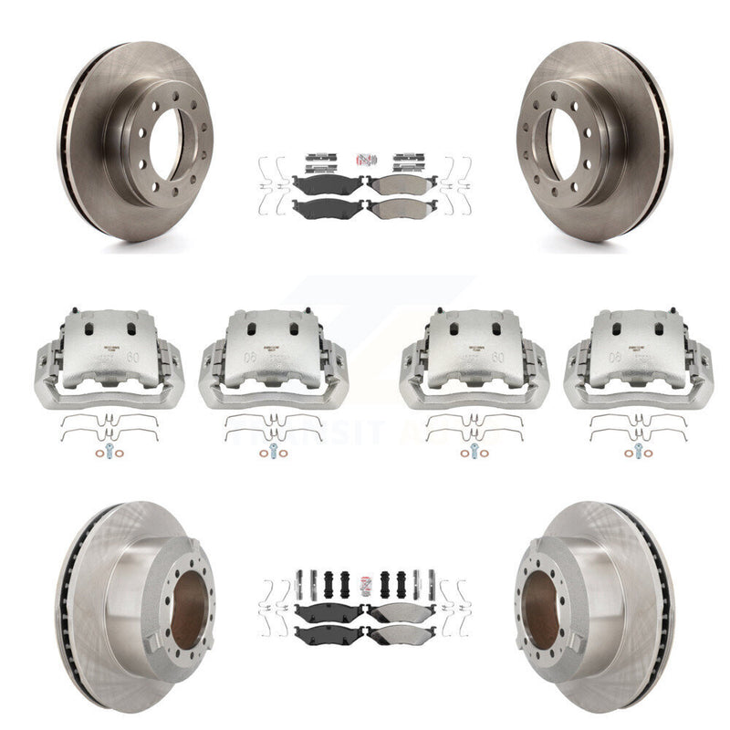 Transit Auto KC8-102357N Disc Brake Kit for 2005-2016 Ford F-450 Super Duty, International CF500, International CF600 & more - Front and Rear product image