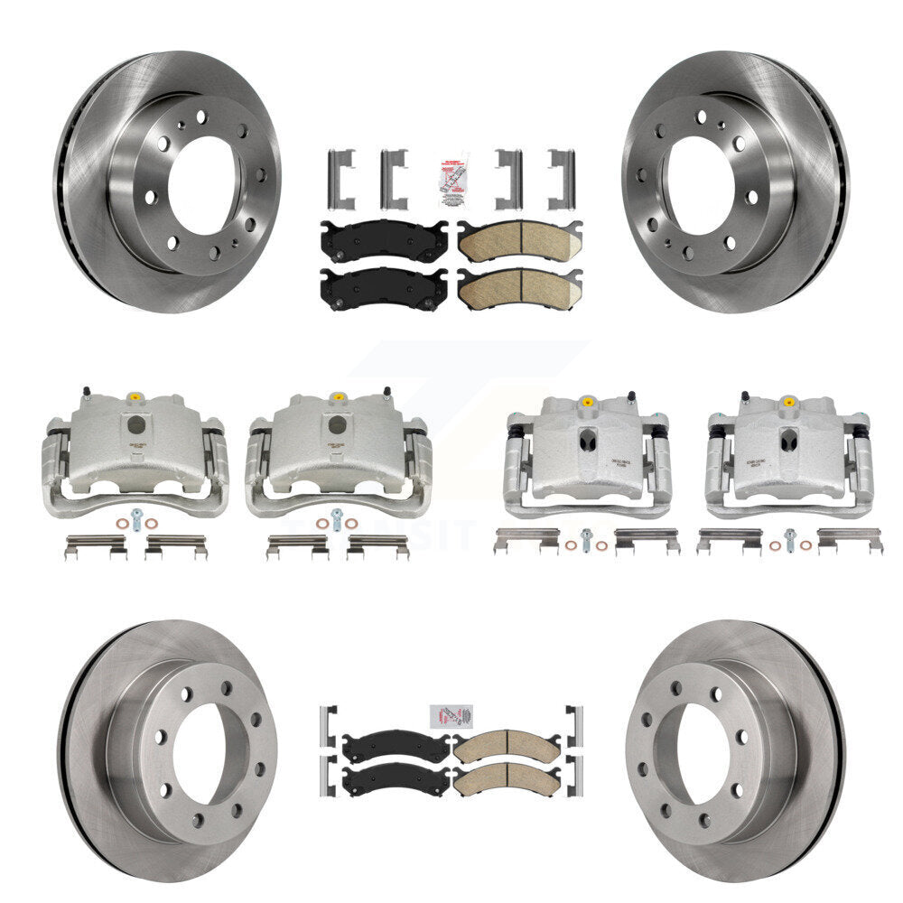Transit Auto KC8-102373N Disc Brake Kit for 1999-2013 Chevrolet Suburban 2500, GMC Yukon XL 2500, Chevrolet Silverado 2500 HD & more - Front and Rear product image