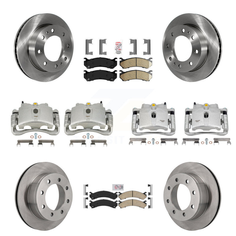 Transit Auto KC8-102373N Disc Brake Kit for 1999-2013 Chevrolet Suburban 2500, GMC Yukon XL 2500, Chevrolet Silverado 2500 HD & more - Front and Rear product image