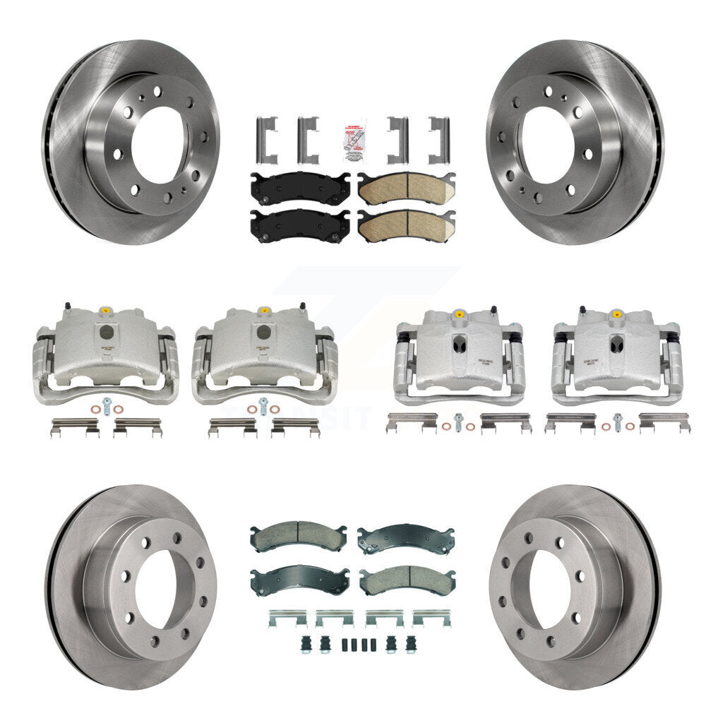 Transit Auto KC8-102374N Disc Brake Kit for 1999-2013 Chevrolet Suburban 2500, GMC Yukon XL 2500, Chevrolet Silverado 2500 HD & more - Front and Rear product image