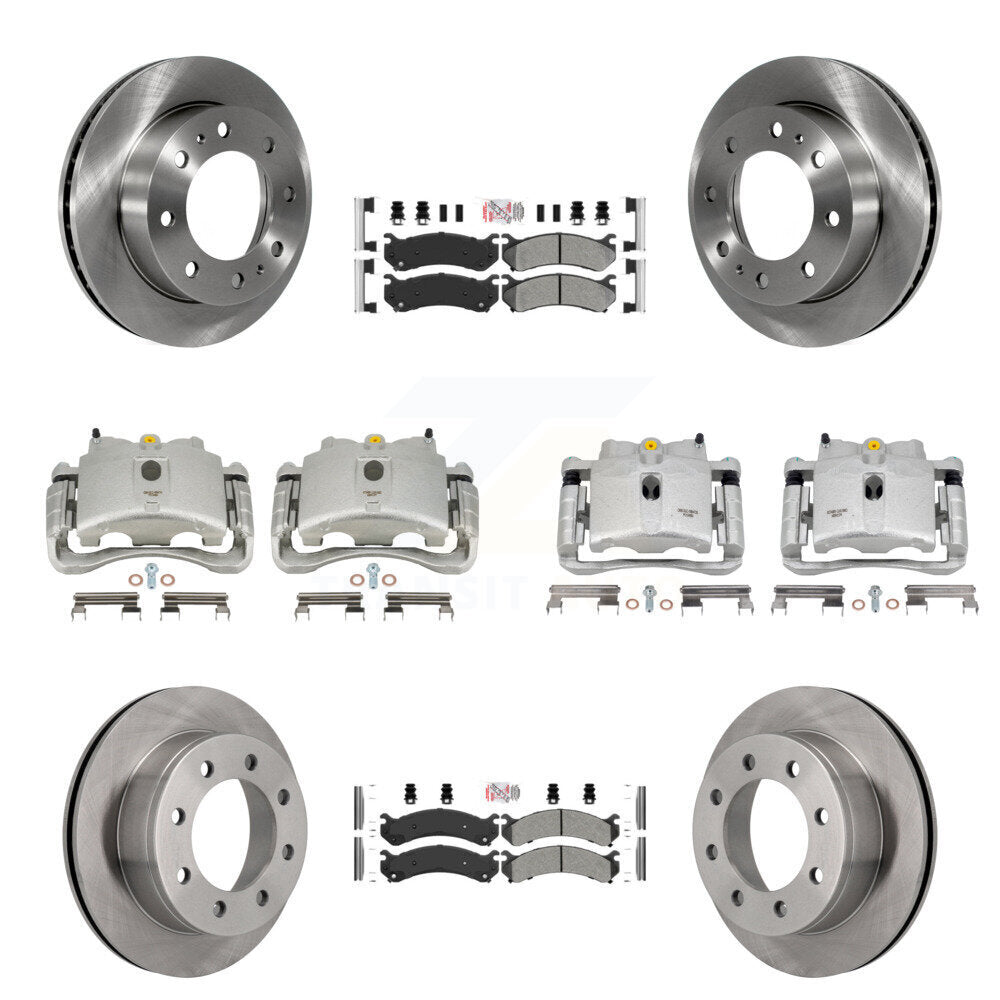 Transit Auto KC8-102375N Disc Brake Kit for 1999-2013 Chevrolet Suburban 2500, GMC Yukon XL 2500, Chevrolet Silverado 2500 HD & more - Front and Rear product image