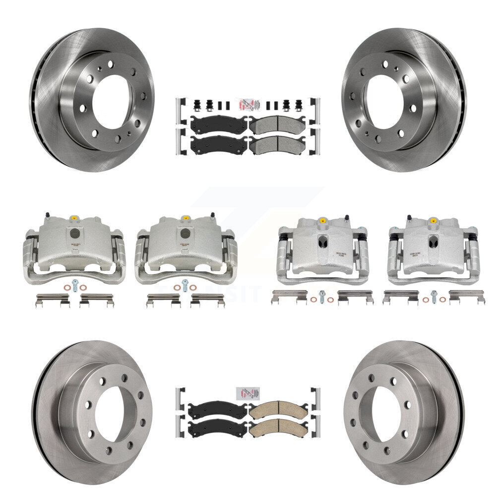 Transit Auto KC8-102376N Disc Brake Kit for 1999-2013 Chevrolet Suburban 2500, GMC Yukon XL 2500, Chevrolet Silverado 2500 HD & more - Front and Rear product image