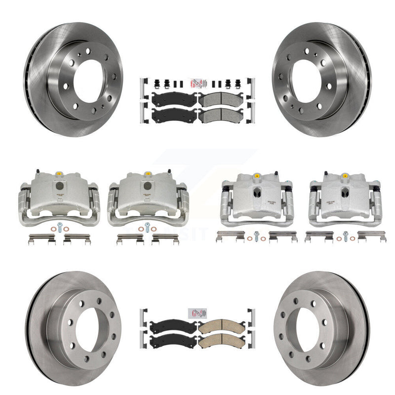 Transit Auto KC8-102376N Disc Brake Kit for 1999-2013 Chevrolet Suburban 2500, GMC Yukon XL 2500, Chevrolet Silverado 2500 HD & more - Front and Rear product image