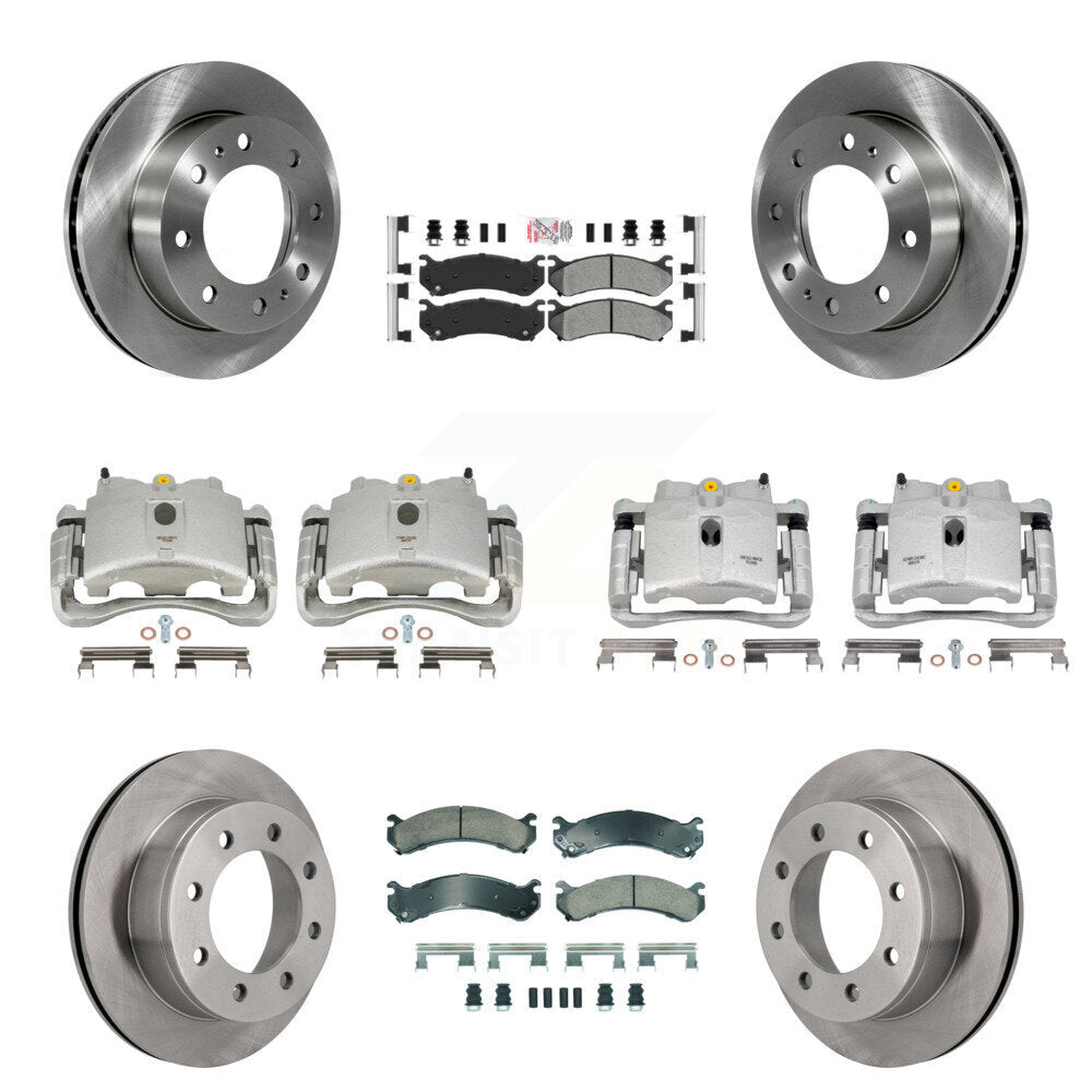 Transit Auto KC8-102377N Disc Brake Kit for 1999-2013 Chevrolet Suburban 2500, GMC Yukon XL 2500, Chevrolet Silverado 2500 HD & more - Front and Rear product image
