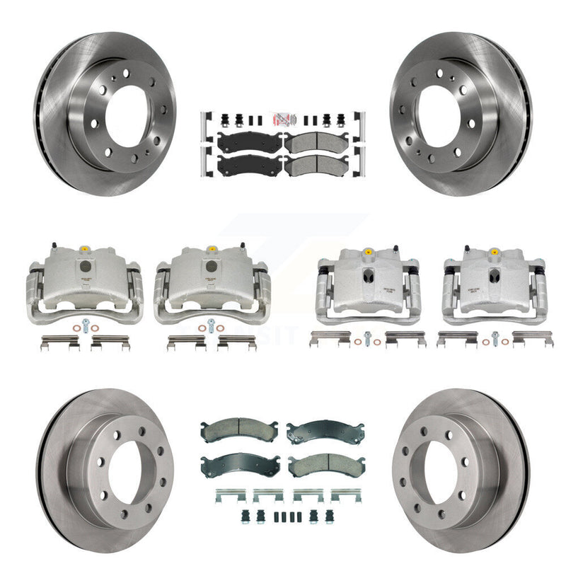Transit Auto KC8-102377N Disc Brake Kit for 1999-2013 Chevrolet Suburban 2500, GMC Yukon XL 2500, Chevrolet Silverado 2500 HD & more - Front and Rear product image