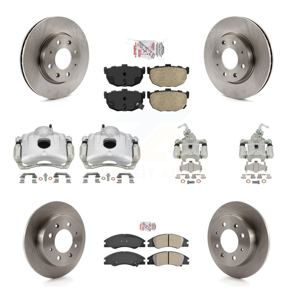 Transit Auto KC8-102379N Disc Brake Kit for 2005-2009 Kia Spectra, Kia Spectra5 - Front and Rear product image