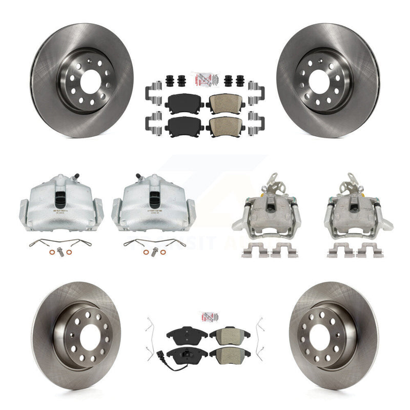 Transit Auto KC8-102380N Disc Brake Kit for 2006-2008 Volkswagen GTI - Front and Rear product image
