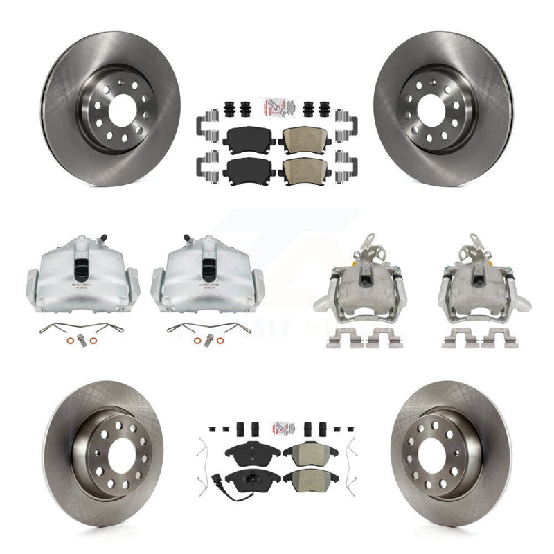 Transit Auto KC8-102381N Disc Brake Kit for 2006-2008 Volkswagen GTI - Front and Rear product image