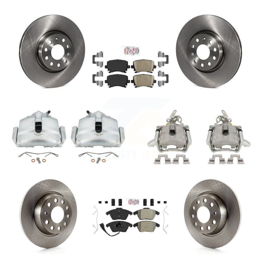 Transit Auto KC8-102383N Disc Brake Kit for 2006-2008 Volkswagen GTI - Front and Rear product image