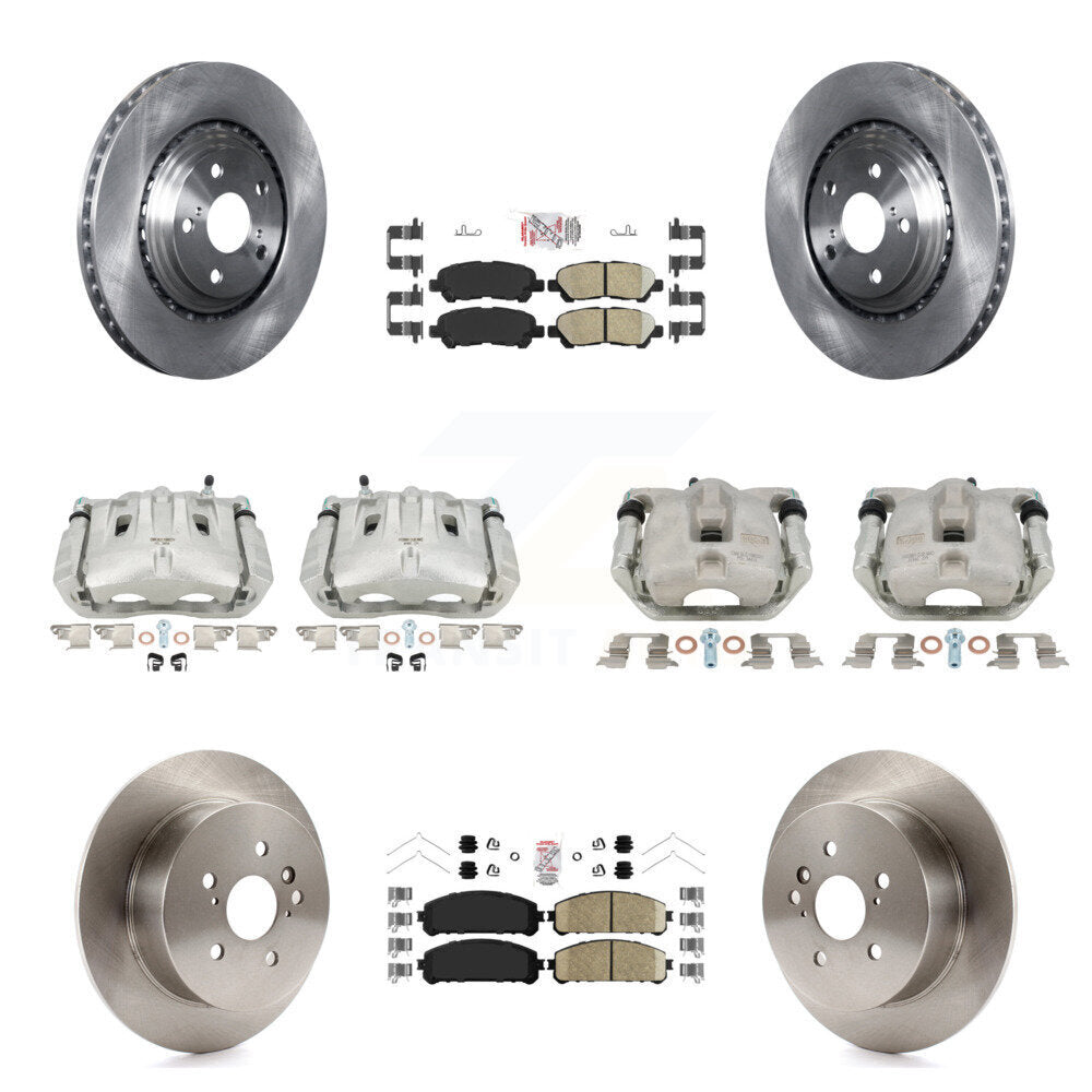 Transit Auto KC8-102384N Disc Brake Kit for 2010-2013 Toyota Highlander - Front and Rear product image