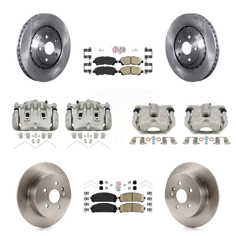 Transit Auto KC8-102386N Disc Brake Kit for 2008-2013 Toyota Highlander - Front and Rear product image