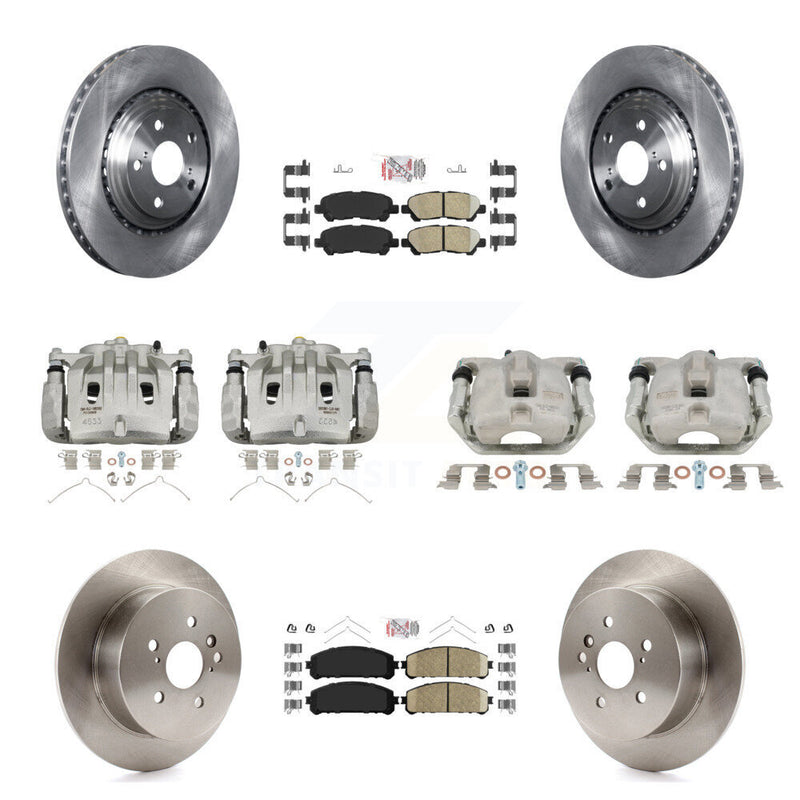 Transit Auto KC8-102387N Disc Brake Kit for 2008-2013 Toyota Highlander - Front and Rear product image
