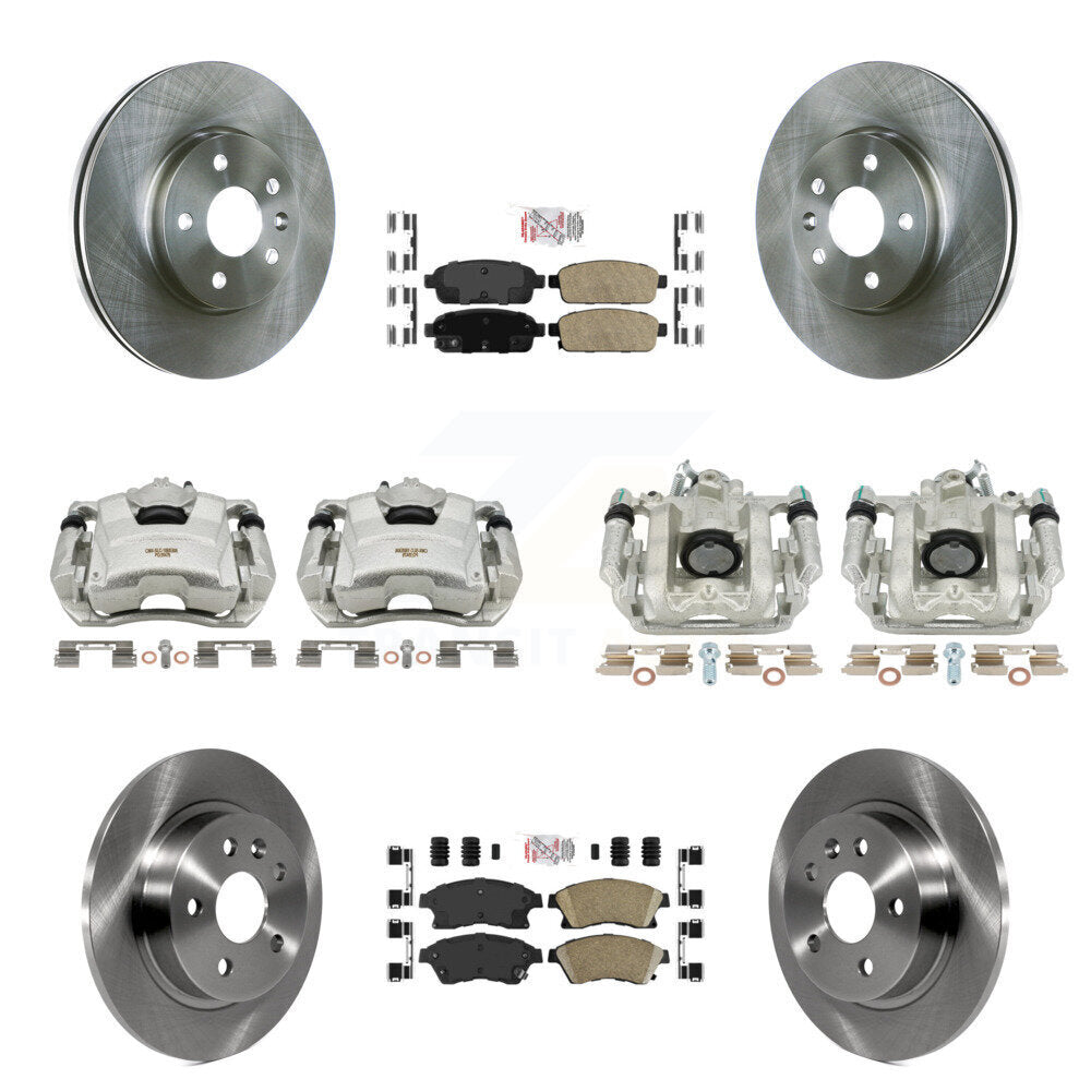 Transit Auto KC8-102399N Disc Brake Kit for 2011-2016 Chevrolet Cruze Limited, Chevrolet Cruze - Front and Rear product image