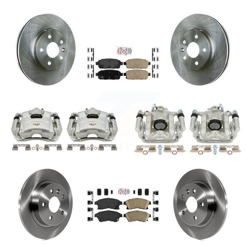 Transit Auto KC8-102399N Disc Brake Kit for 2011-2016 Chevrolet Cruze Limited, Chevrolet Cruze - Front and Rear product image