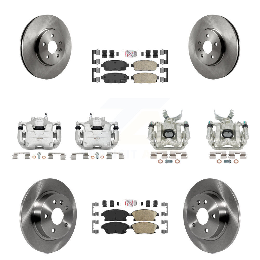Transit Auto KC8-102409N Disc Brake Kit for 2013-2017 Buick Encore, Chevrolet Trax - Front and Rear product image