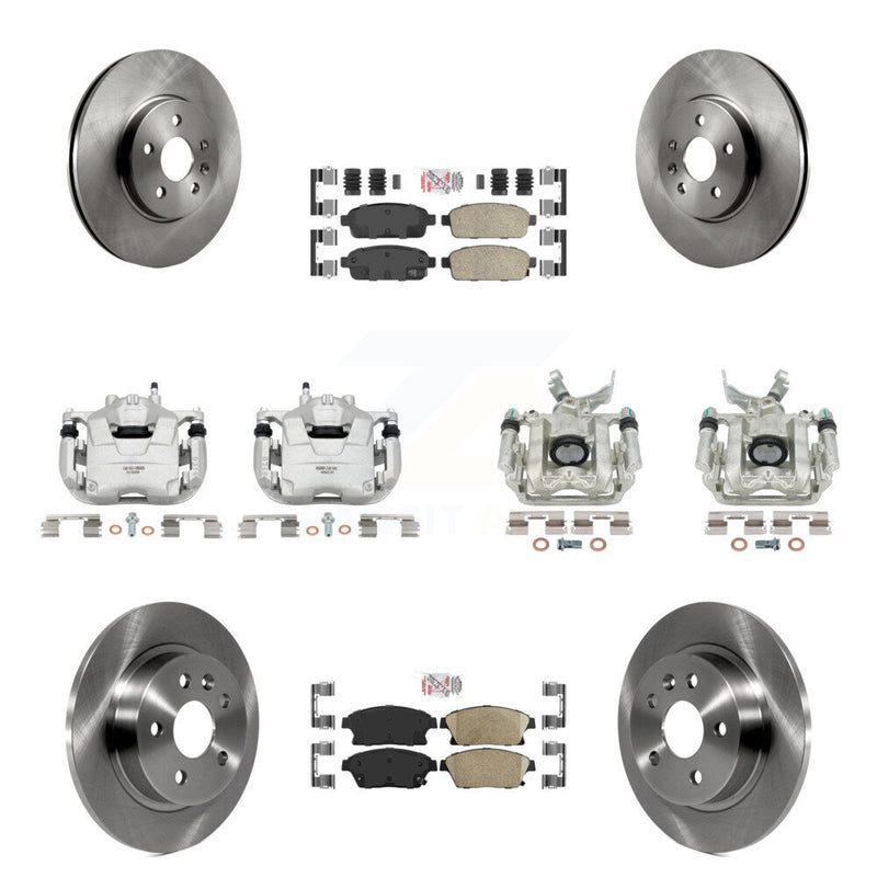 Transit Auto KC8-102410N Disc Brake Kit for 2013-2017 Buick Encore, Chevrolet Trax - Front and Rear product image
