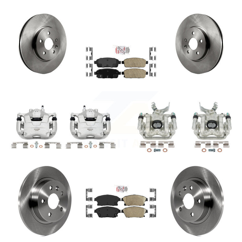 Transit Auto KC8-102412N Disc Brake Kit for 2013-2017 Buick Encore, Chevrolet Trax - Front and Rear product image