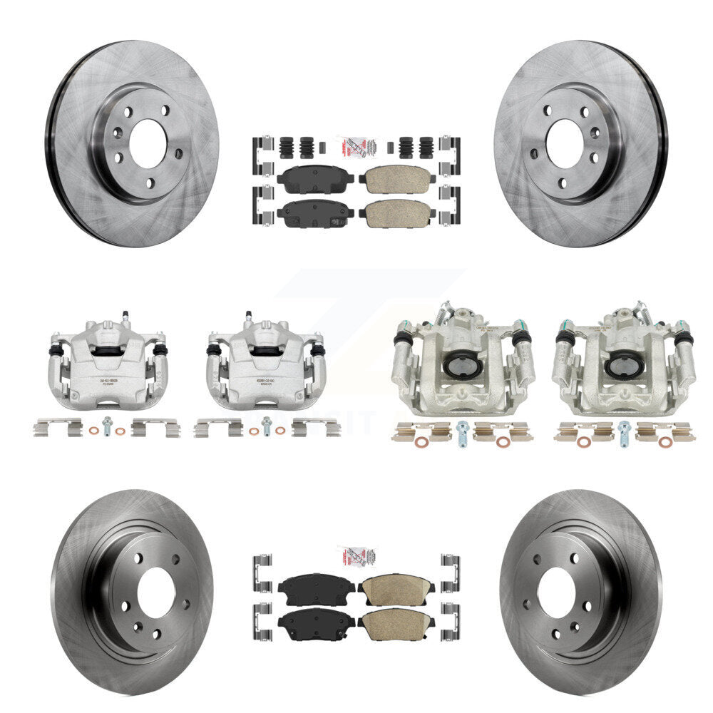Transit Auto KC8-102414N Disc Brake Kit for 2011-2015 Chevrolet Cruze, Chevrolet Orlando, Chevrolet Volt - Front and Rear product image