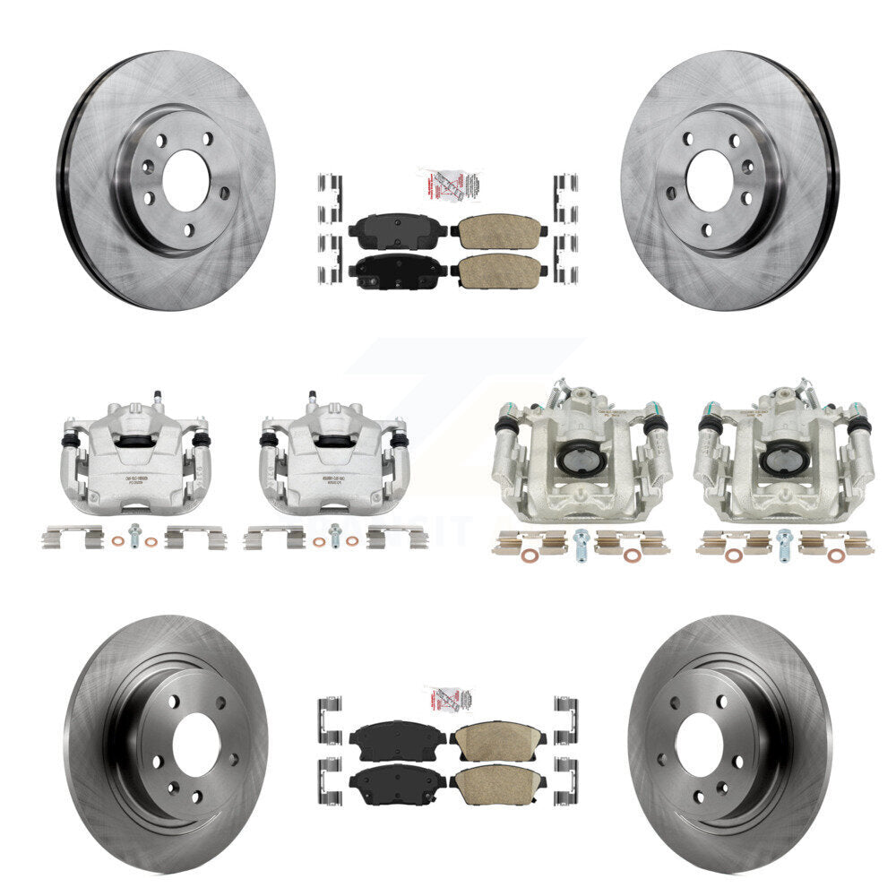 Transit Auto KC8-102416N Disc Brake Kit for 2011-2015 Chevrolet Cruze, Chevrolet Orlando, Chevrolet Volt - Front and Rear product image