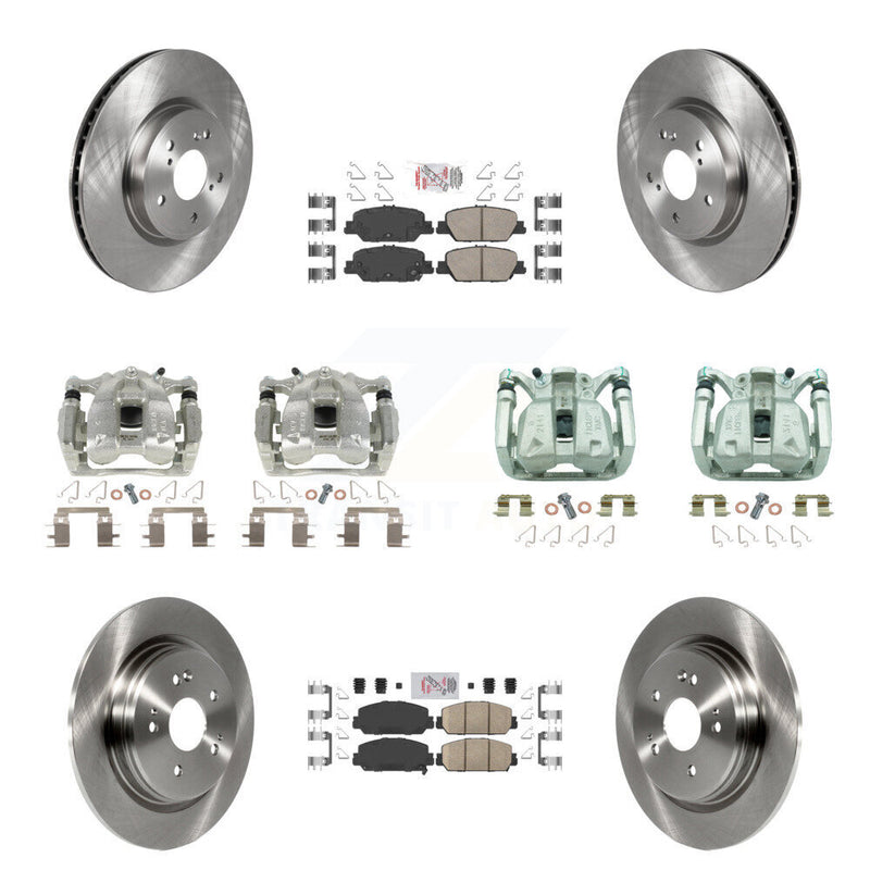 Transit Auto KC8-102421N Disc Brake Kit for 2017-2022 Honda CR-V - Front and Rear product image