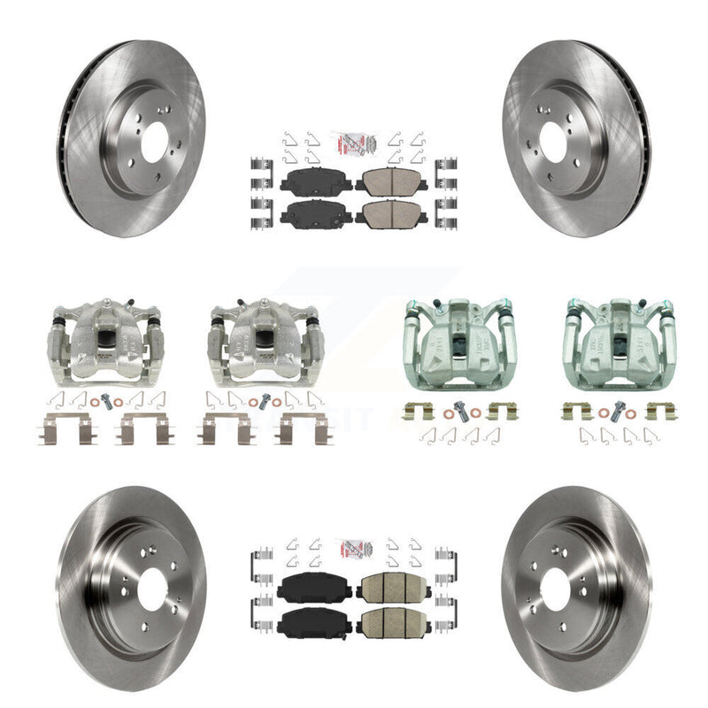 Transit Auto KC8-102422N Disc Brake Kit for 2017-2022 Honda CR-V - Front and Rear product image