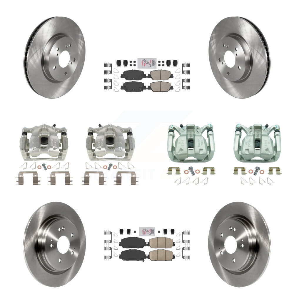 Transit Auto KC8-102423N Disc Brake Kit for 2017-2022 Honda CR-V - Front and Rear product image