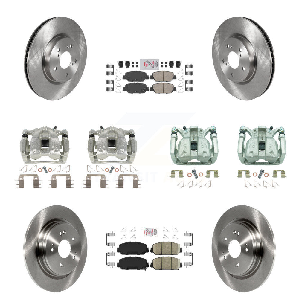 Transit Auto KC8-102424N Disc Brake Kit for 2017-2022 Honda CR-V - Front and Rear product image