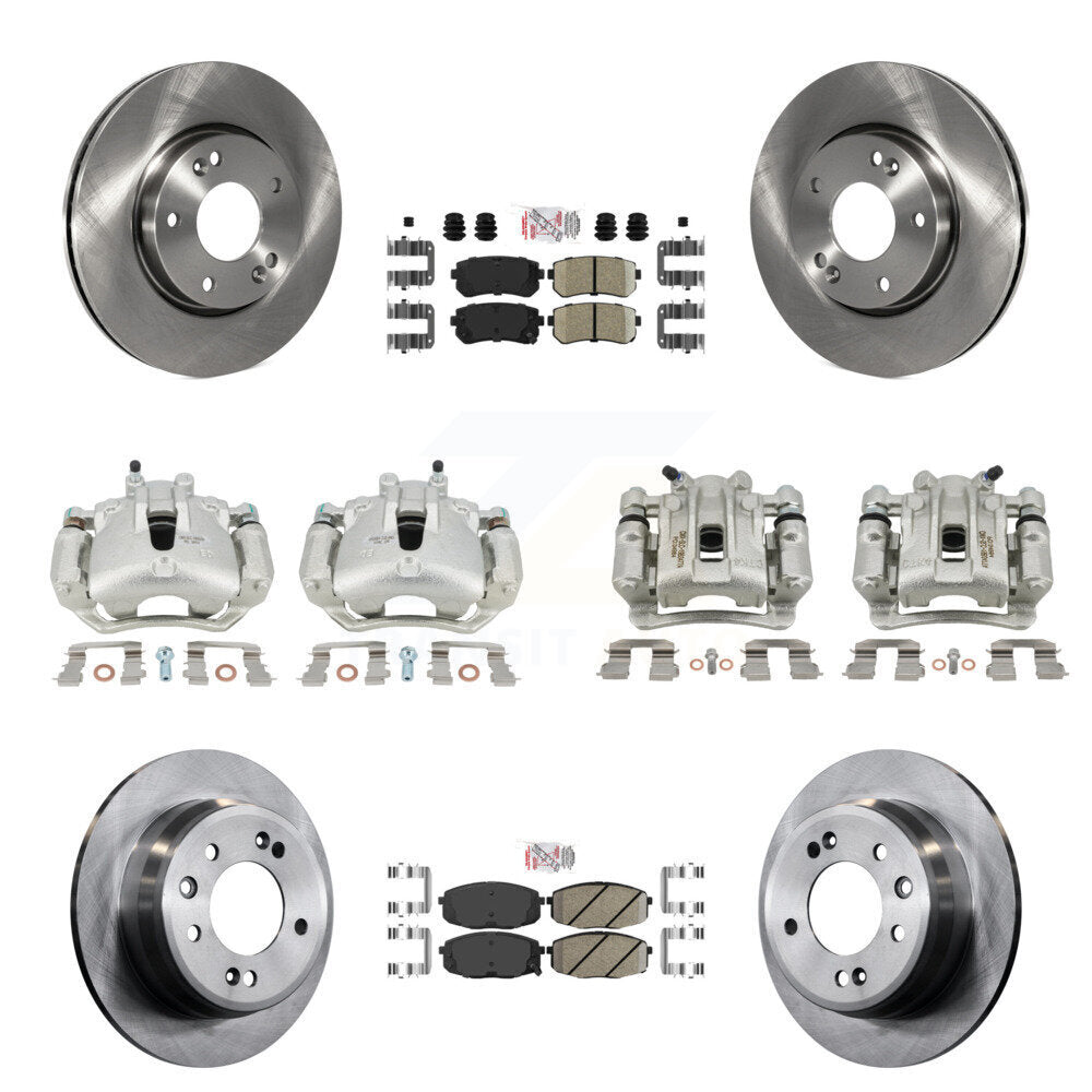 Transit Auto KC8-102425N Disc Brake Kit for 2009-2012 Hyundai Elantra - Front and Rear product image