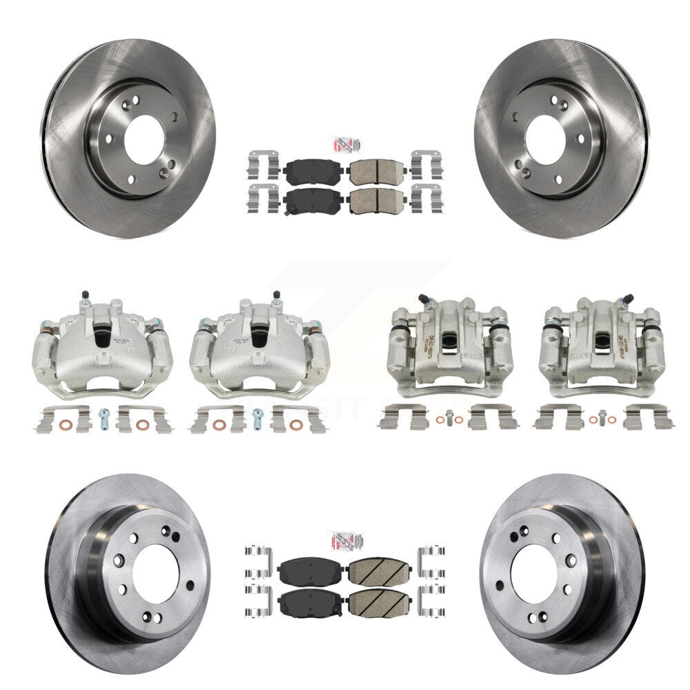Transit Auto KC8-102427N Disc Brake Kit for 2009-2012 Hyundai Elantra - Front and Rear product image