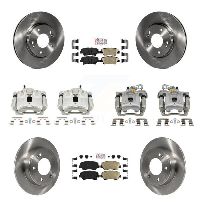 Transit Auto KC8-102429N Disc Brake Kit for 2011-2012 Hyundai Elantra - Front and Rear product image