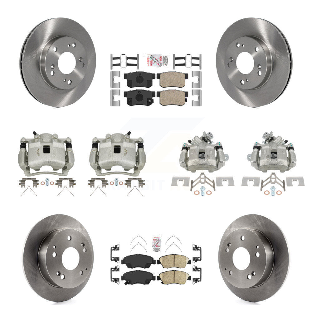 Transit Auto KC8-102450N Disc Brake Kit for 2002-2006 Honda Civic, Acura RSX - Front and Rear product image