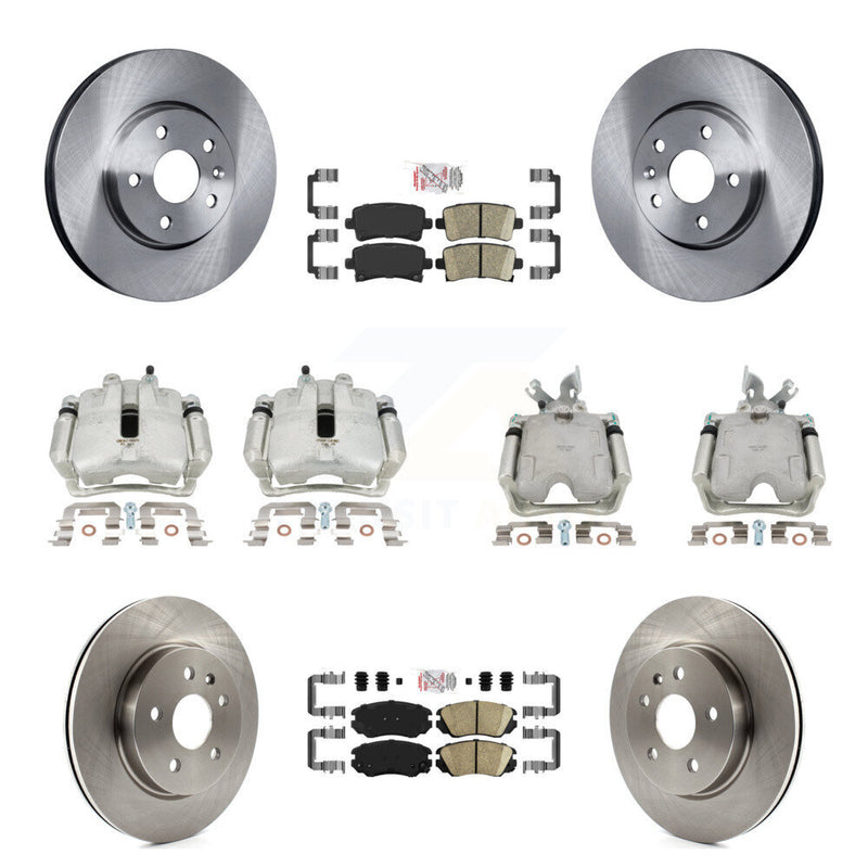 Transit Auto KC8-102476N Disc Brake Kit for 2010-2011 Buick Allure, Buick LaCrosse - Front and Rear product image