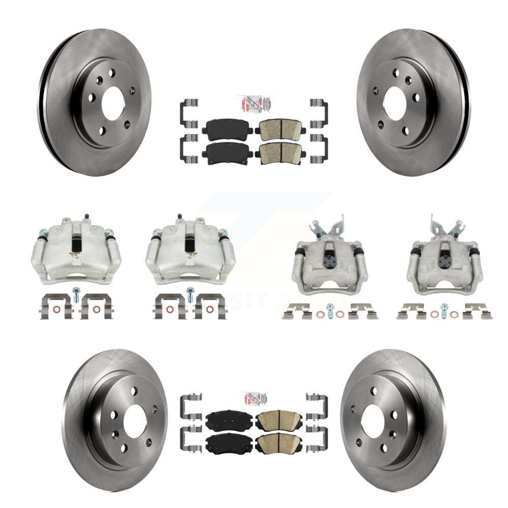 Transit Auto KC8-102483N Disc Brake Kit for 2013 Chevrolet Malibu - Front and Rear product image