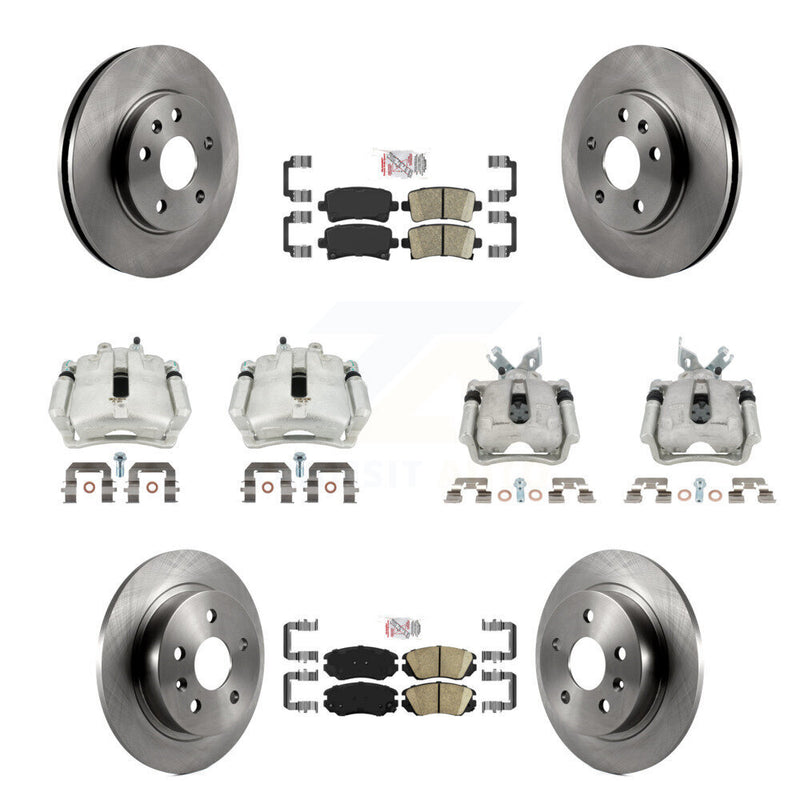 Transit Auto KC8-102483N Disc Brake Kit for 2013 Chevrolet Malibu - Front and Rear product image