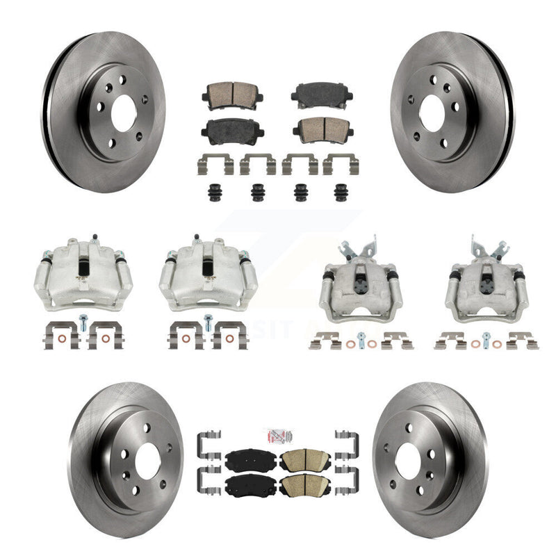 Transit Auto KC8-102485N Disc Brake Kit for 2013 Chevrolet Malibu - Front and Rear product image