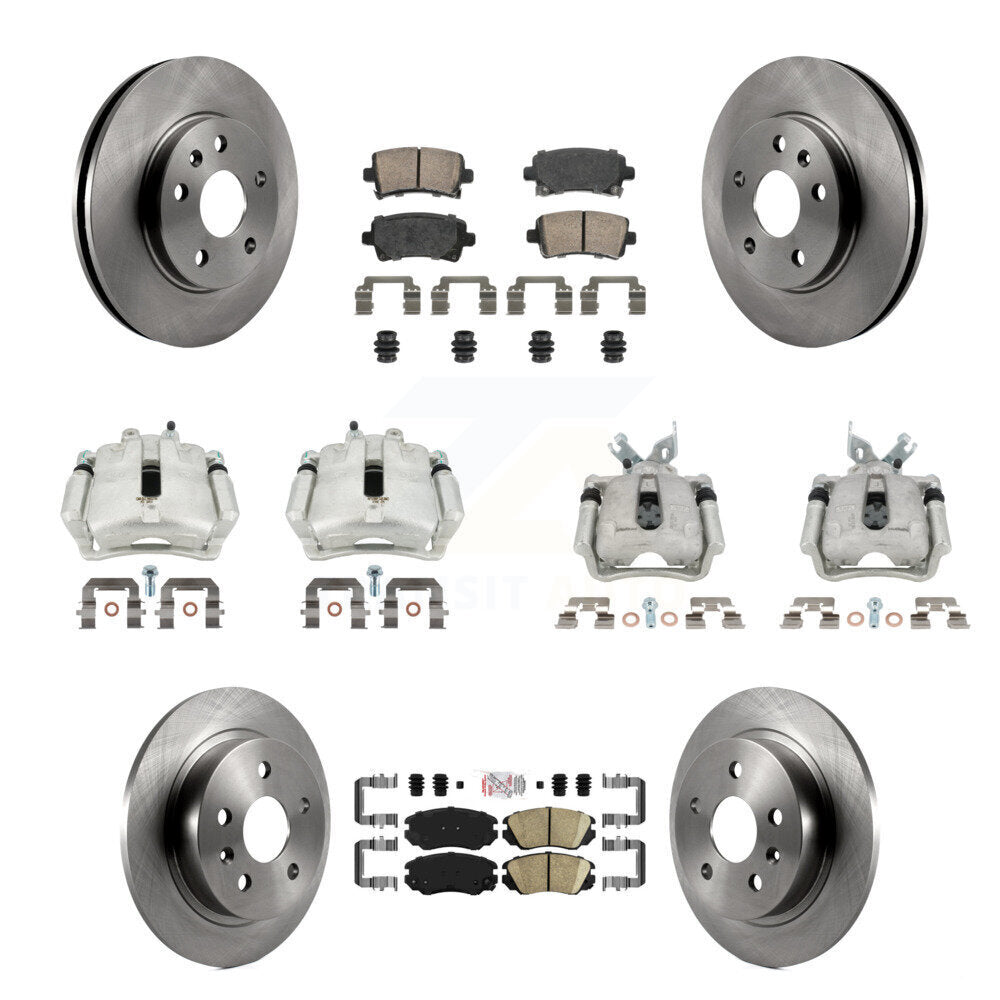 Transit Auto KC8-102486N Disc Brake Kit for 2013 Chevrolet Malibu - Front and Rear product image