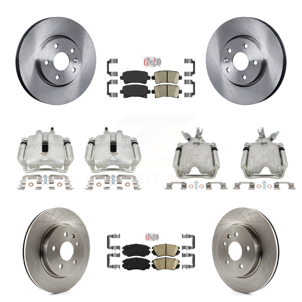 Transit Auto KC8-102487N Disc Brake Kit for 2014-2015 Chevrolet Malibu - Front and Rear product image