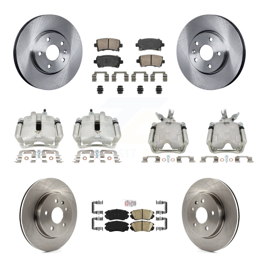 Transit Auto KC8-102489N Disc Brake Kit for 2014-2015 Chevrolet Malibu - Front and Rear product image