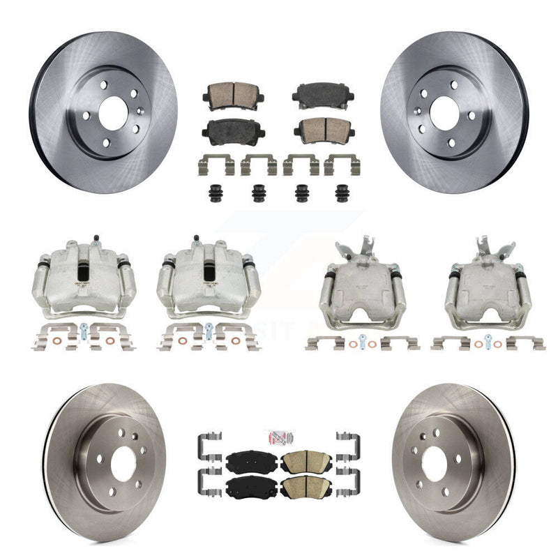 Transit Auto KC8-102489N Disc Brake Kit for 2014-2015 Chevrolet Malibu - Front and Rear product image
