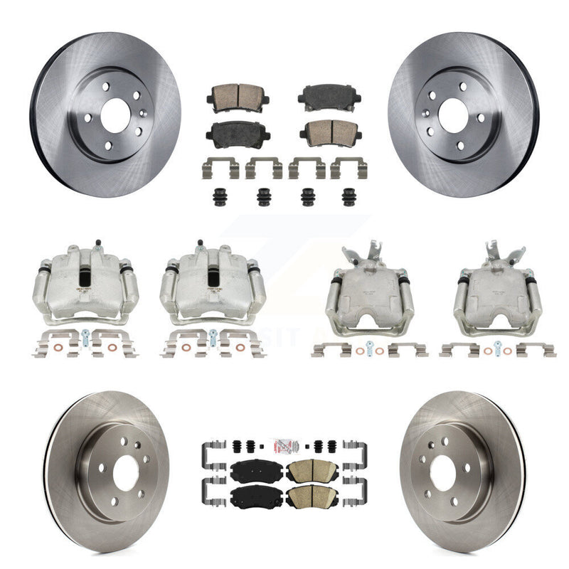 Transit Auto KC8-102490N Disc Brake Kit for 2014-2015 Chevrolet Malibu - Front and Rear product image