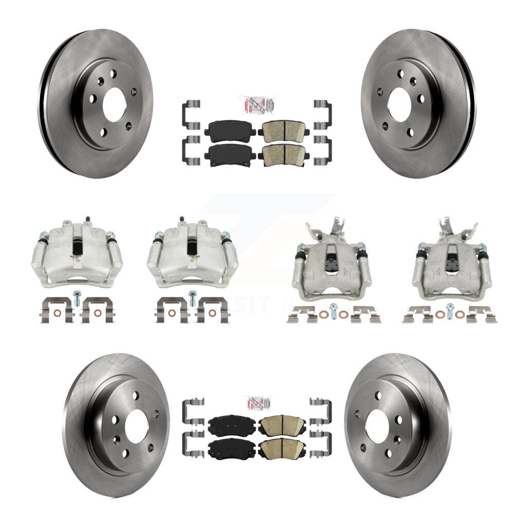 Transit Auto KC8-102491N Disc Brake Kit for 2014-2016 Chevrolet Malibu Limited, Chevrolet Malibu - Front and Rear product image