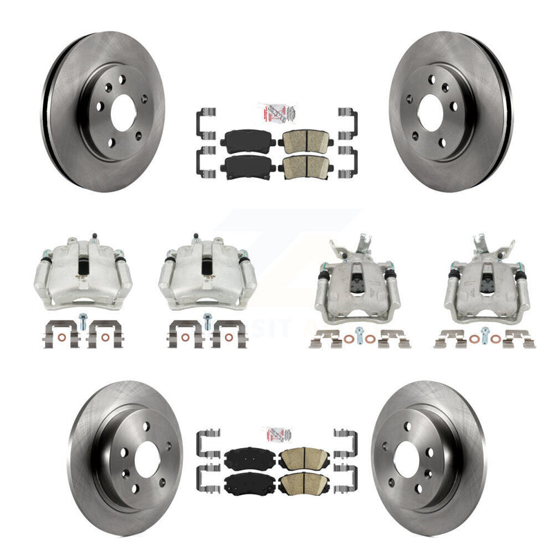 Transit Auto KC8-102491N Disc Brake Kit for 2014-2016 Chevrolet Malibu Limited, Chevrolet Malibu - Front and Rear product image