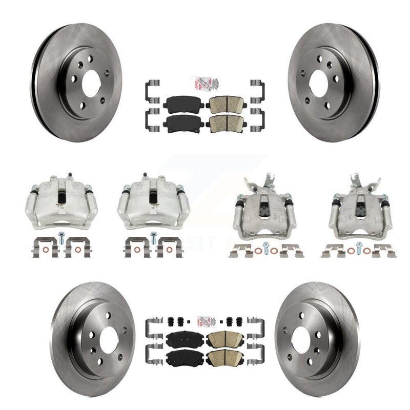 Transit Auto KC8-102492N Disc Brake Kit for 2014-2016 Chevrolet Malibu Limited, Chevrolet Malibu - Front and Rear product image