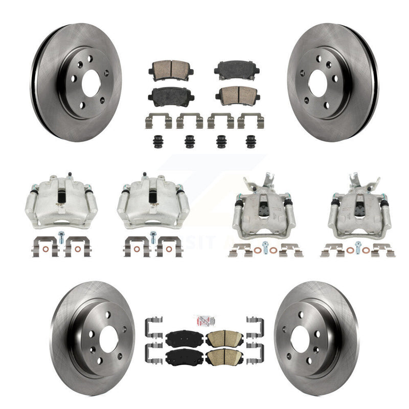 Transit Auto KC8-102493N Disc Brake Kit for 2014-2016 Chevrolet Malibu Limited, Chevrolet Malibu - Front and Rear product image