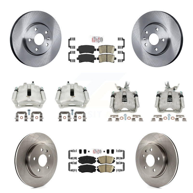 Transit Auto KC8-102496N Disc Brake Kit for 2016 Chevrolet Malibu Limited - Front and Rear product image